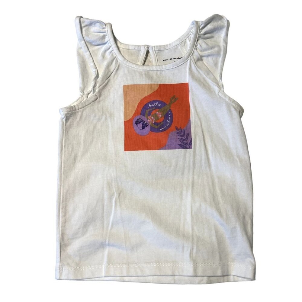 Janie and Jack Summer Ruffle Top Girls Size 3 New without Tags 2 available for p
